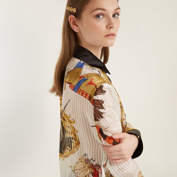 VERSACE Medusa Logo Slide Pin Hair Accessory - Picture 9 of 12